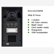 2N® IP Force 1 button, pictograms, Card Reader , HD Camera & 10W speaker