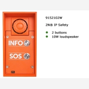 2N? IP Safety 2 button & 10W speaker, INFO/SOS labels