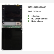 2N® IP Verso Basic unit with HD camera Black