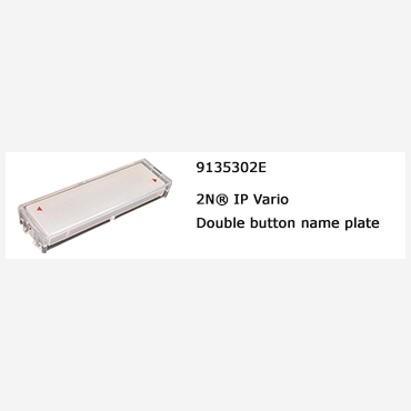 2N? Replacement nameplate two button